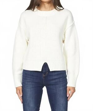 NEW DEAR JOHN DENIM hera pullover sweater in cream